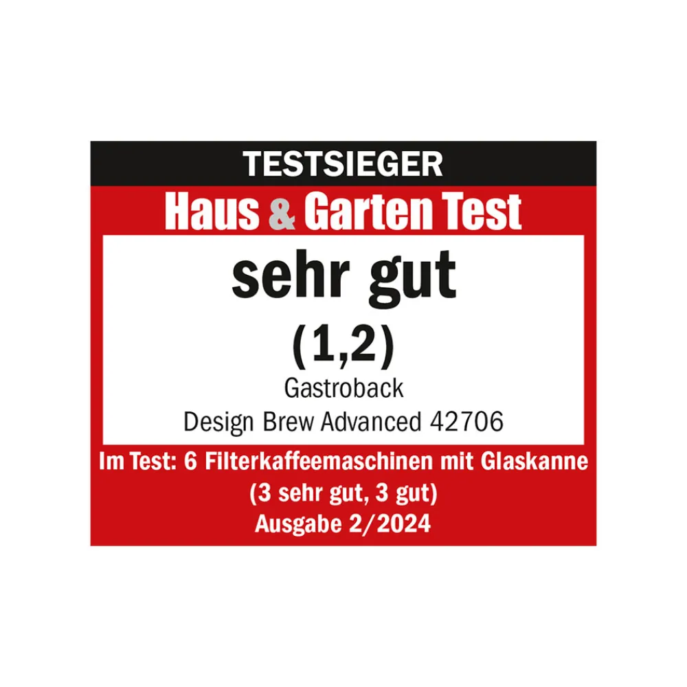 Filterkaffeemaschinen*GASTROBACK Design Brew Advanced