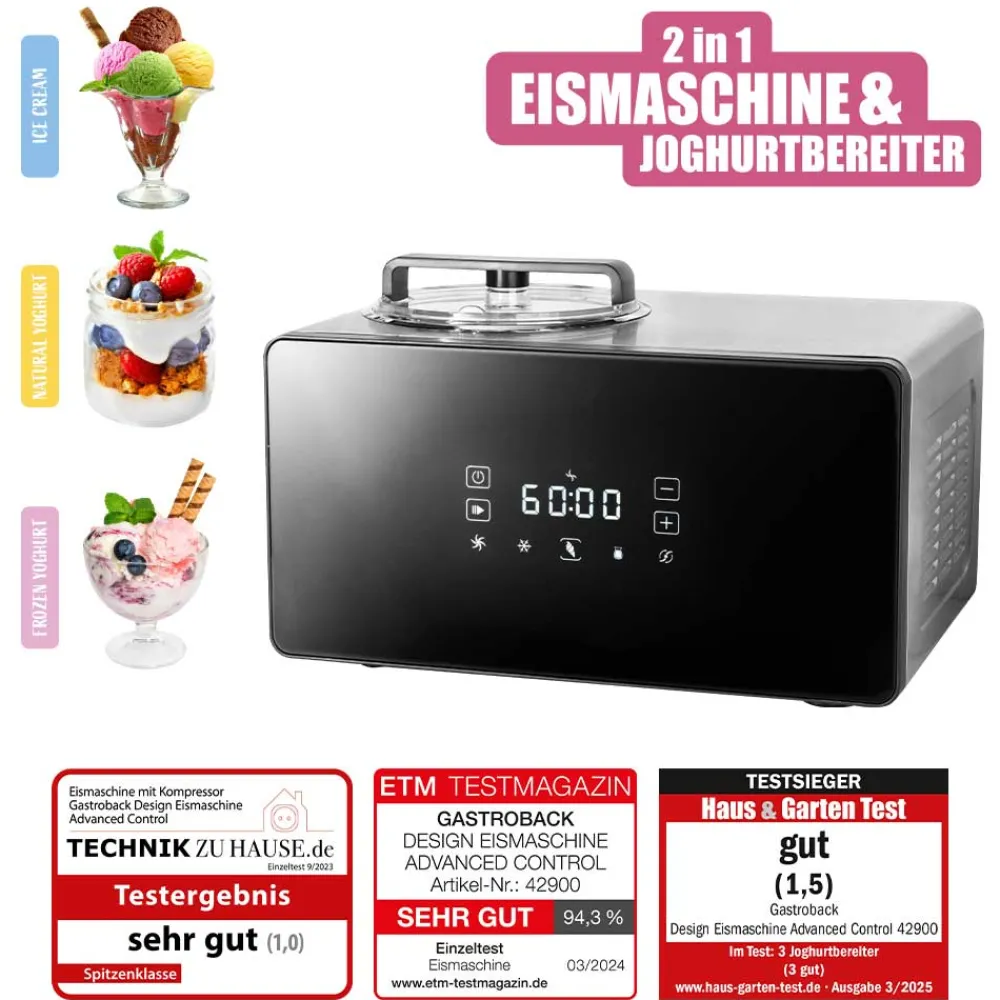 Eismaschine & Ice Shaver*GASTROBACK Design Eismaschine Advanced Control