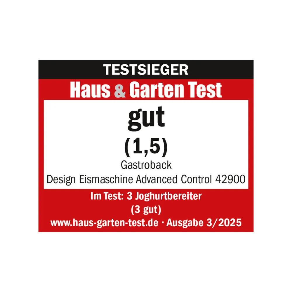 Eismaschine & Ice Shaver*GASTROBACK Design Eismaschine Advanced Control