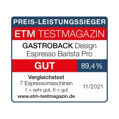 Espressomaschinen*GASTROBACK Design Espresso Barista Pro