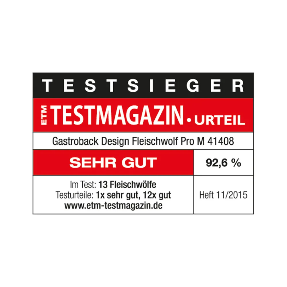 Fleischwolf*GASTROBACK Design Fleischwolf Pro M