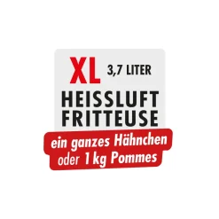 Fritteuse, Heißluftfritteuse / Airfryer*GASTROBACK Design Heißluftfritteuse Air Pro