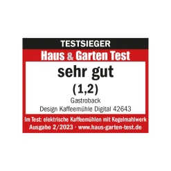 Kaffeemühlen*GASTROBACK Design Kaffeemühle Digital