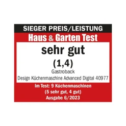 Küchenmaschine*GASTROBACK Design Küchenmaschine Advanced Digital