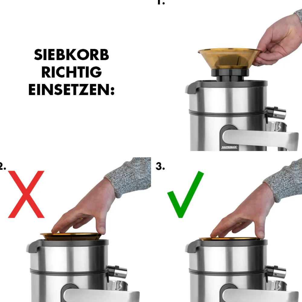 Entsafter & Slow Juicer*GASTROBACK Design Multi Juicer Digital Pro