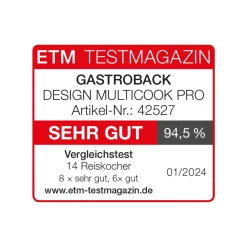 Reiskocher & Multikocher*GASTROBACK Design Multicook Pro