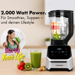 Mixer, Standmixer, Hochleistungsmixer & Smoothie To Go Mixer*GASTROBACK Design Multi-Power Standmixer Mix & Soup 2.000 W