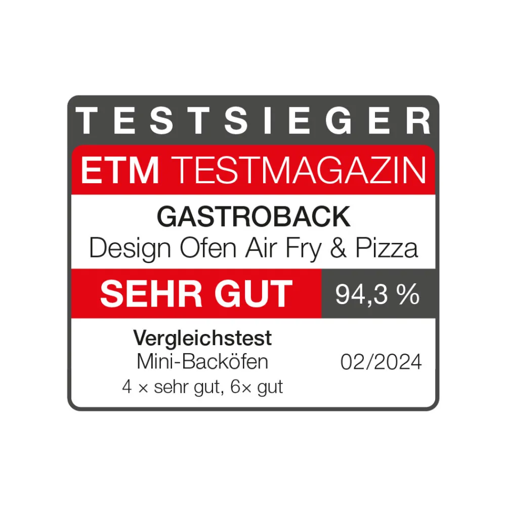Minibackofen*GASTROBACK Design Ofen Air Fry & Pizza