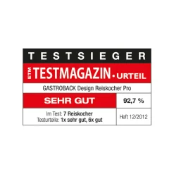 Reiskocher & Multikocher*GASTROBACK Design Reiskocher Pro