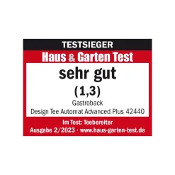 Teekocher & Wasserkocher*GASTROBACK Design Tee Automat Advanced Plus