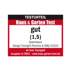 Kontakt-, Elektro- & Tischgrill*GASTROBACK Design Tischgrill Plancha & BBQ