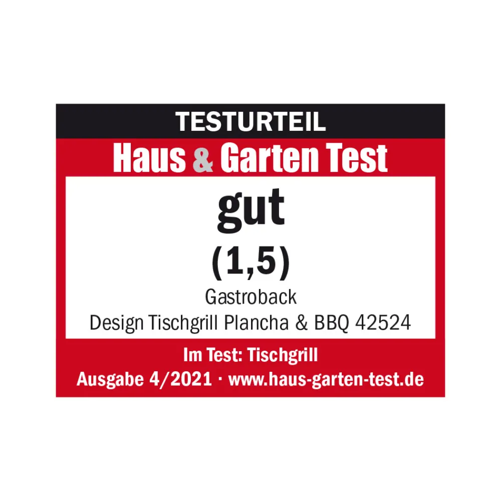 Kontakt-, Elektro- & Tischgrill*GASTROBACK Design Tischgrill Plancha & BBQ