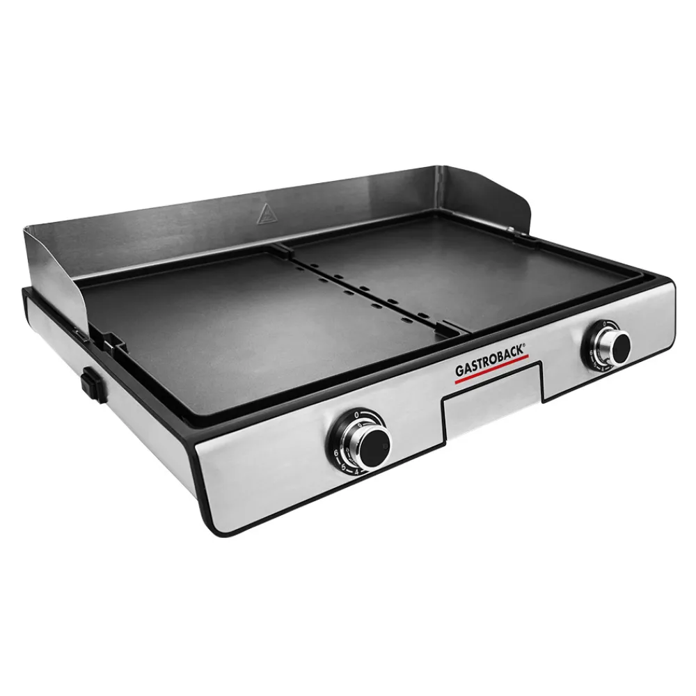 Kontakt-, Elektro- & Tischgrill*GASTROBACK Design Tischgrill Plancha & BBQ