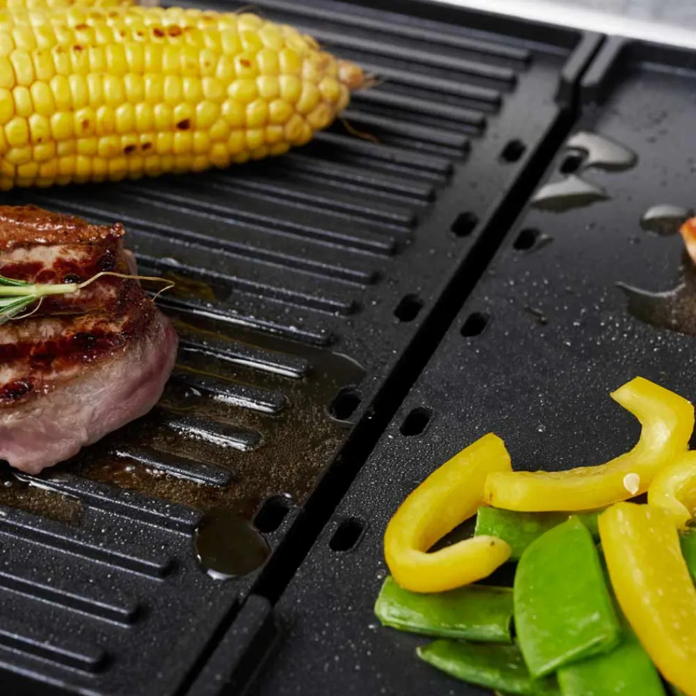 Kontakt-, Elektro- & Tischgrill*GASTROBACK Design Tischgrill Plancha & BBQ