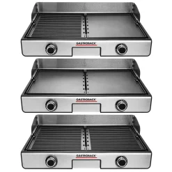 Kontakt-, Elektro- & Tischgrill*GASTROBACK Design Tischgrill Plancha & BBQ