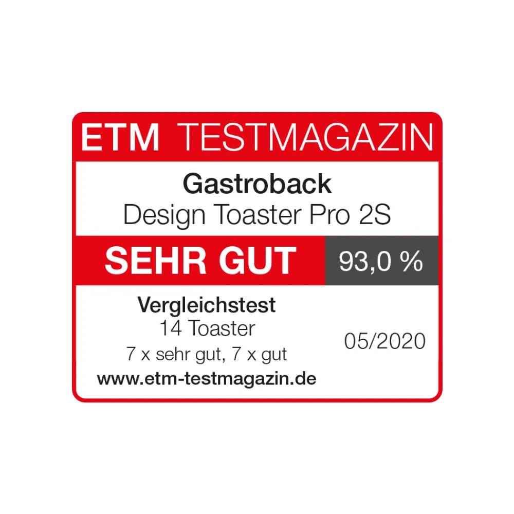 Toaster*GASTROBACK Design Toaster Pro 2S
