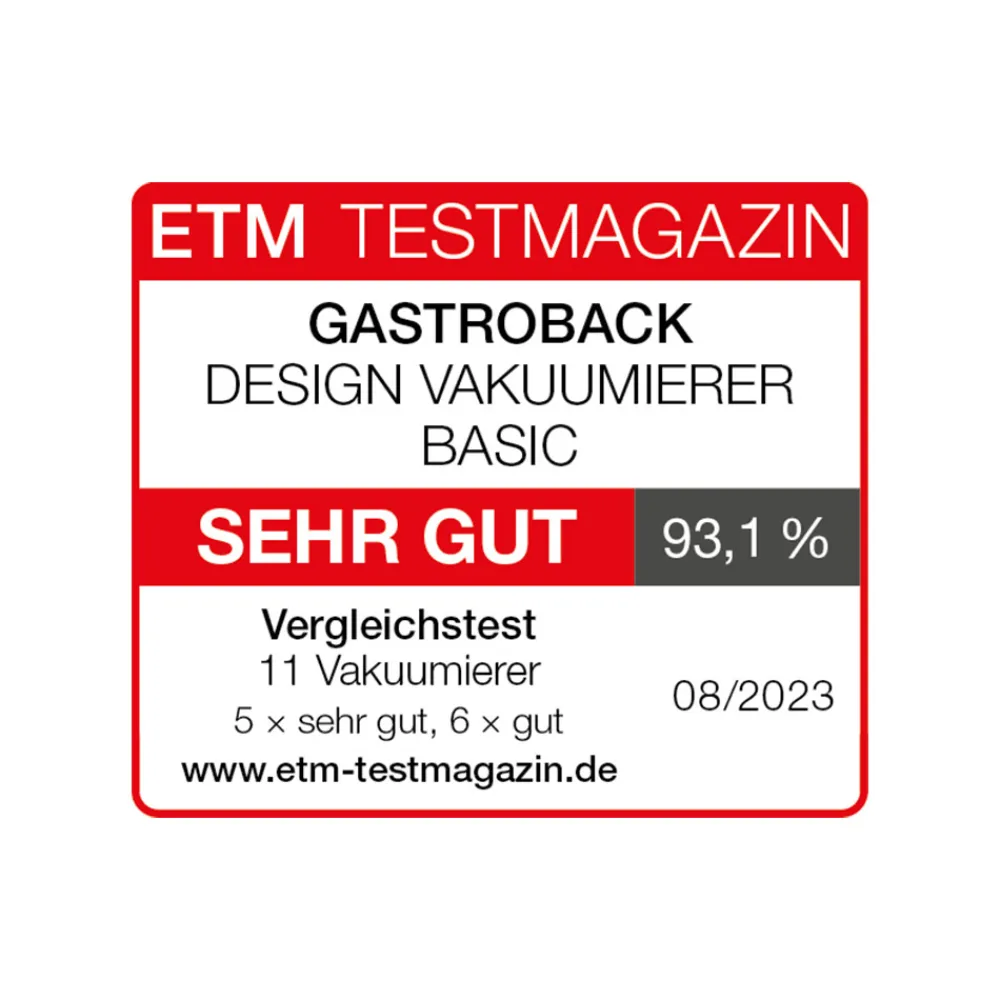 Vakuumierer*GASTROBACK Design Vakuumierer Basic