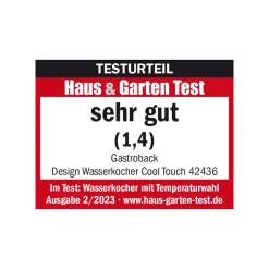 Teekocher & Wasserkocher*GASTROBACK Design Wasserkocher Cool Touch