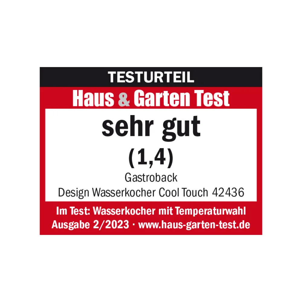 Teekocher & Wasserkocher*GASTROBACK Design Wasserkocher Cool Touch