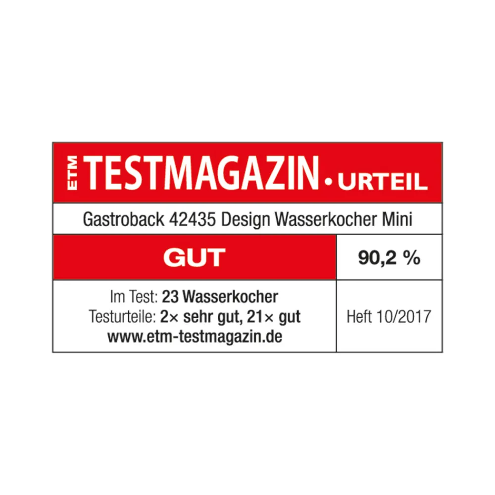 Teekocher & Wasserkocher*GASTROBACK Design Wasserkocher Mini