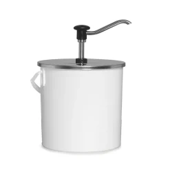 Dosierspender Mit Druckknopfbedienung*GASTROBACK Druckknopfdosiersp. 10 l komplett