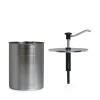 Dosierspender Mit Druckknopfbedienung*GASTROBACK Druckknopfdosiersp. 10 l m. zyl. Beh.