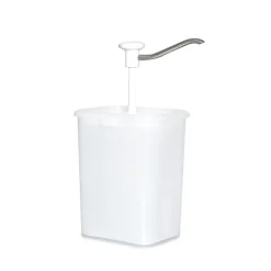 Dosierspender Mit Druckknopfbedienung*GASTROBACK Druckknopfdosiersp. m.eck.Kunststoffb.