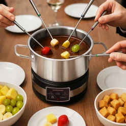 Raclette & Fondue*GASTROBACK Fondue MultiCook 4-in-1 & Kochplatte