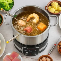 Raclette & Fondue*GASTROBACK Fondue MultiCook 4-in-1 & Kochplatte