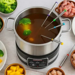 Raclette & Fondue*GASTROBACK Fondue MultiCook 4-in-1 & Kochplatte
