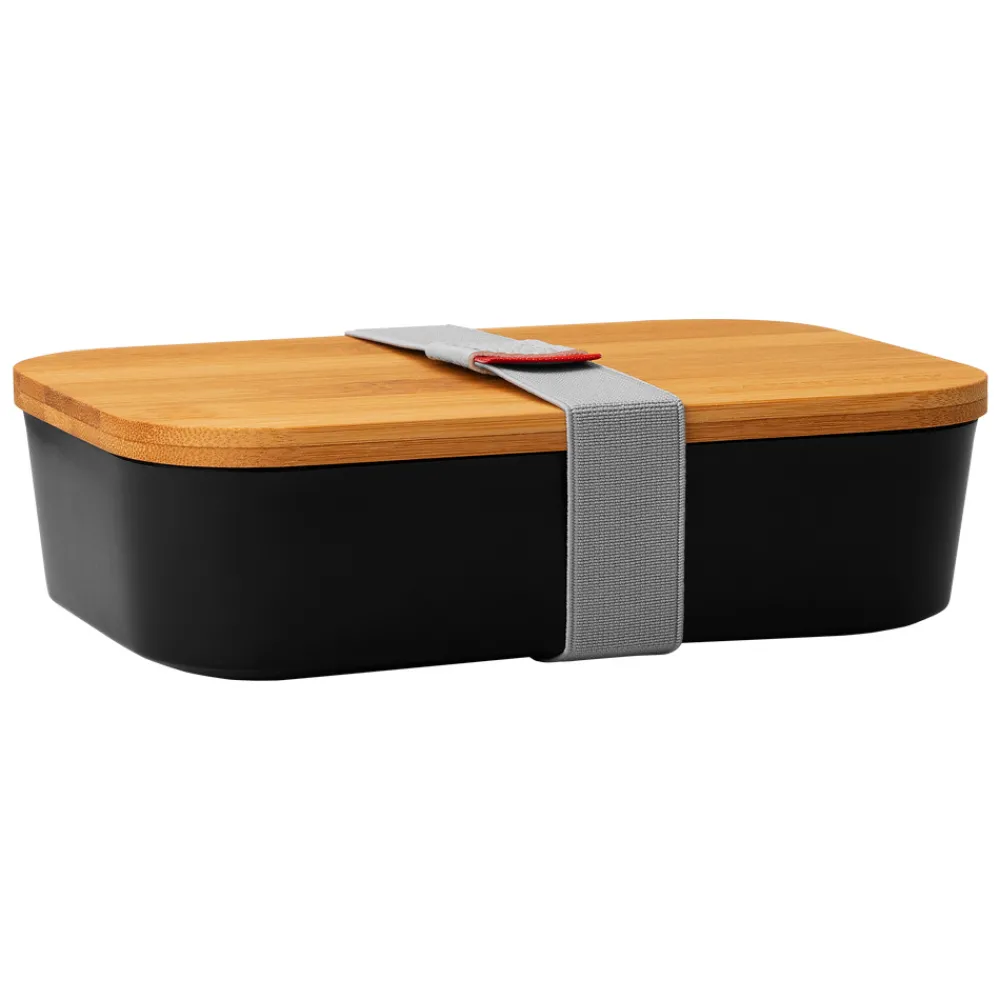 Home*GASTROBACK Lunchbox schwarz, mit Bambusdeckel