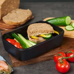 Home*GASTROBACK Lunchbox schwarz, mit Bambusdeckel