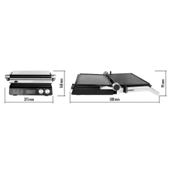 Kontakt-, Elektro- & Tischgrill*GASTROBACK Gourmet Multigrill BBQ Pro Smart