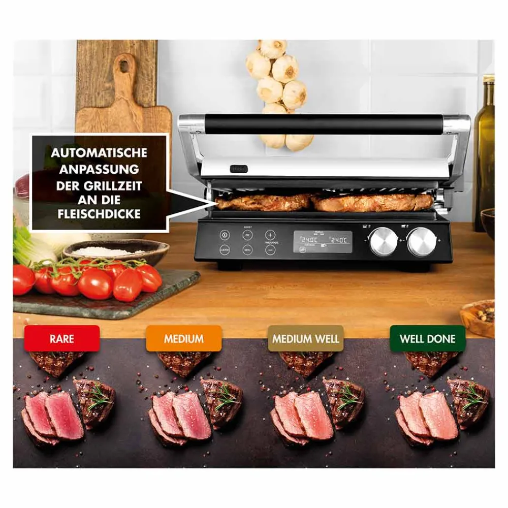 Kontakt-, Elektro- & Tischgrill*GASTROBACK Gourmet Multigrill BBQ Pro Smart