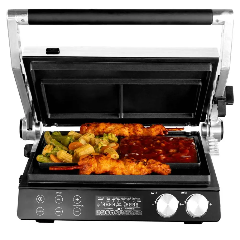 Kontakt-, Elektro- & Tischgrill*GASTROBACK Gourmet Multigrill BBQ Pro Smart
