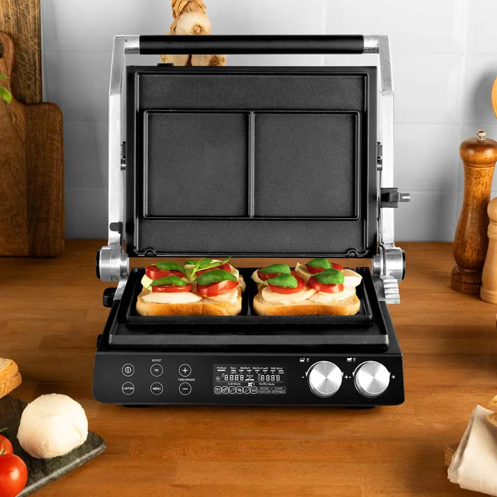 Kontakt-, Elektro- & Tischgrill*GASTROBACK Gourmet Multigrill BBQ Pro Smart