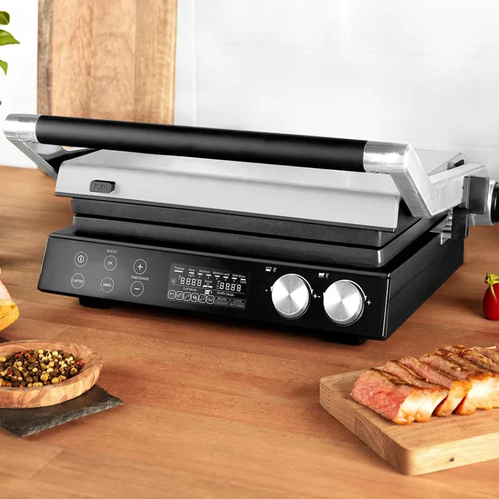 Kontakt-, Elektro- & Tischgrill*GASTROBACK Gourmet Multigrill BBQ Pro Smart