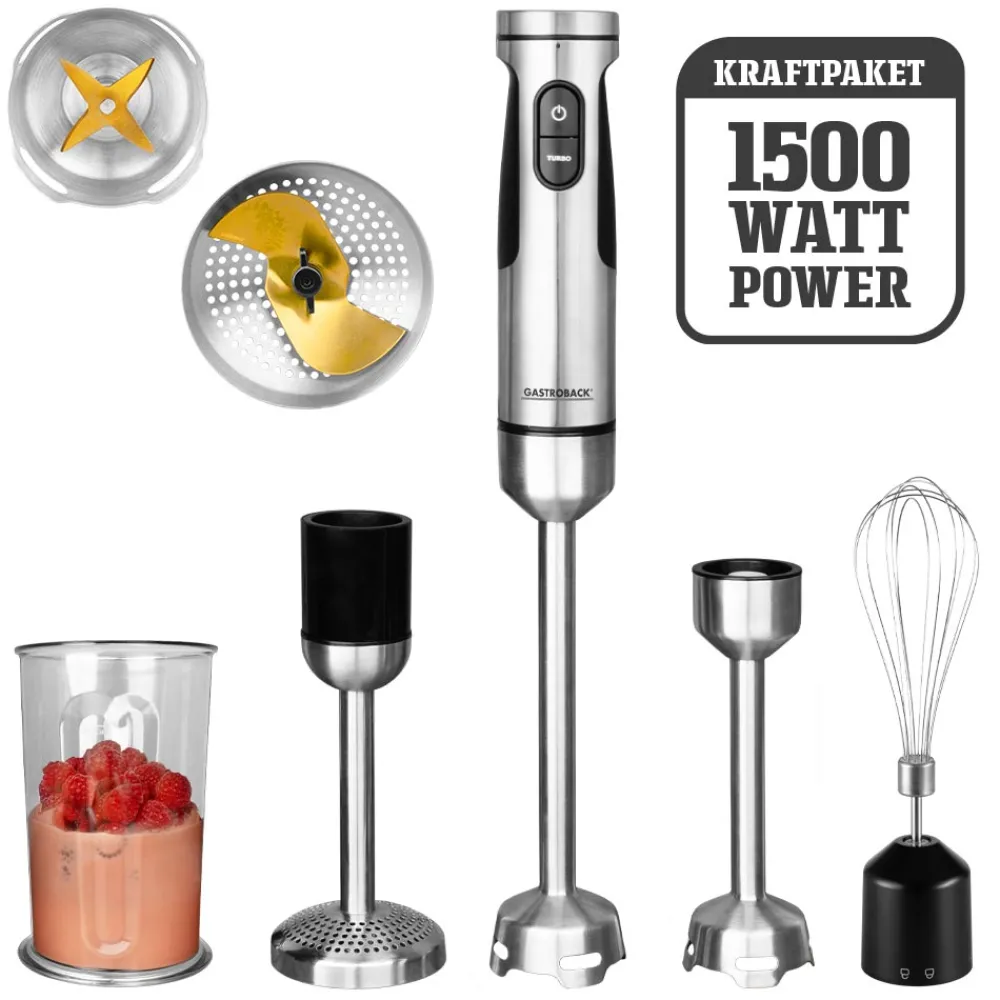 Stabmixer & Akku-Stabmixer*GASTROBACK Powermix Stabmixer Professional 1.500W