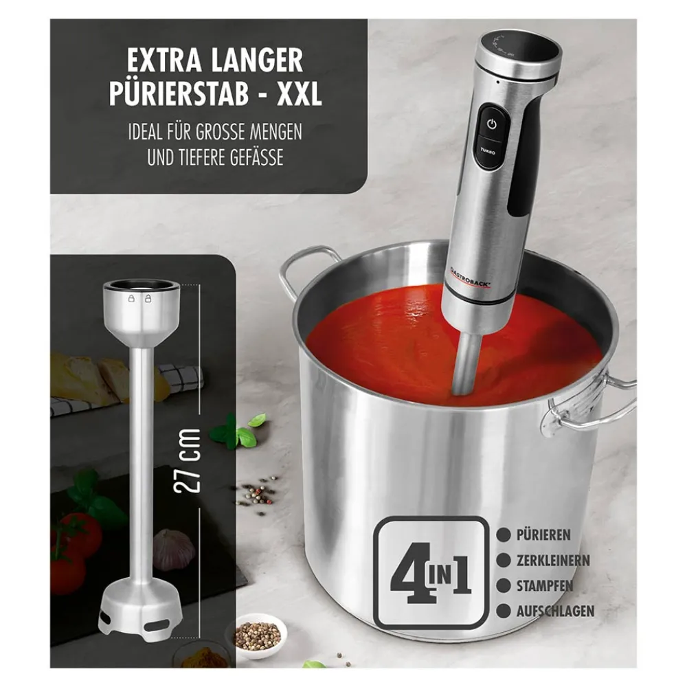 Stabmixer & Akku-Stabmixer*GASTROBACK Powermix Stabmixer Professional 1.500W