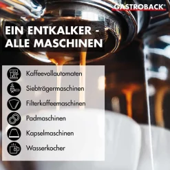 Zubehör*GASTROBACK Premium Entkalker 500 ml