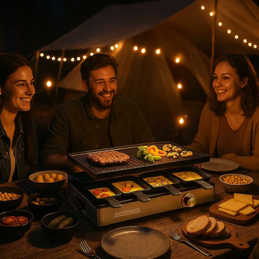 Raclette & Fondue*GASTROBACK Raclette Grill & Pancake Station