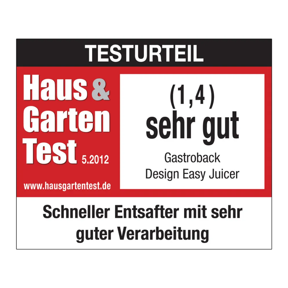 Entsafter & Slow Juicer*GASTROBACK Vital Juicer Pro