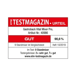 Mixer, Standmixer, Hochleistungsmixer & Smoothie To Go Mixer*GASTROBACK Vital Mixer Pro