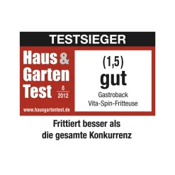 Fritteuse, Heißluftfritteuse / Airfryer*GASTROBACK Vita-Spin-Fritteuse
