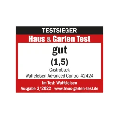 Waffeleisen*GASTROBACK Waffeleisen Advanced Control